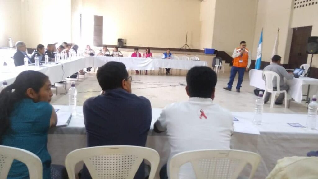 ALOTENANGO SACATEPÉQUEZ, PARTICIPACIÓN EN REUNIÓN DE COMUDE