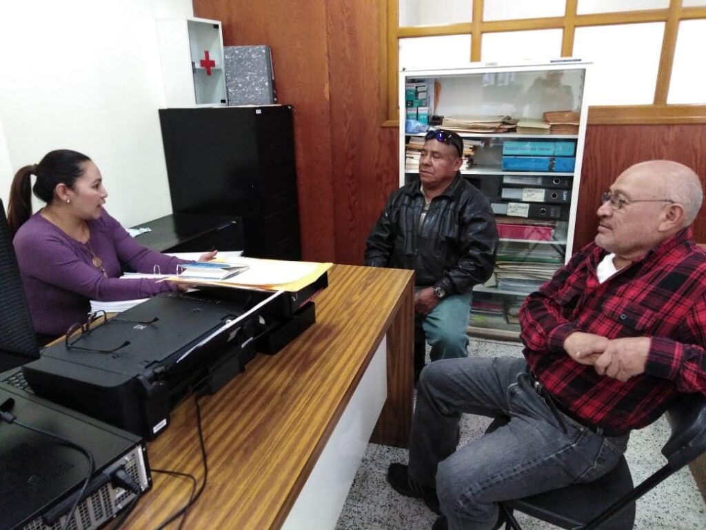 ASESORÍA TÉCNICA, VECINOS DE JOCOTENANGO, SACATEPÉQUEZ