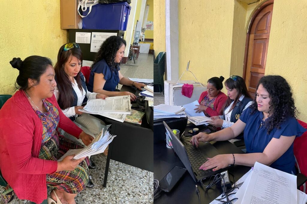 Apoyo sobre plataforma digital en Municipalidad de Chimaltenango