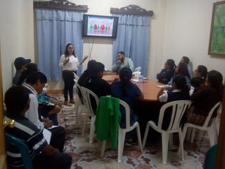 CAPACITACIÓN COREDUR Y COMUSAN SANTO DOMINGO XENACOJ, SAC