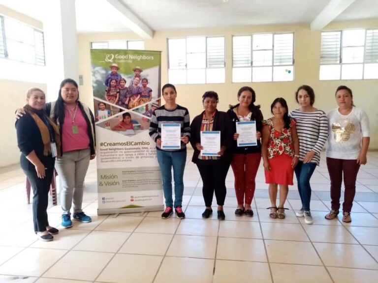 CAPACITACIÓN SISCODE COREDUR Y ONG GOOD NEIGHBORS SAN VICENTE PACAYA, ESCUINTLA