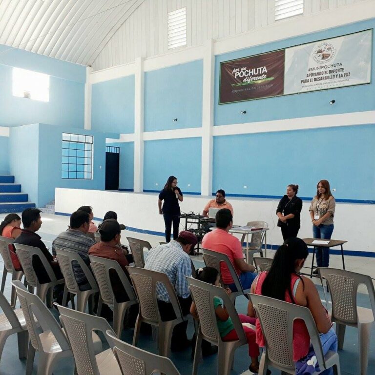 CAPACITACIÓN SISCODE, SAN MIGUEL POCHUTA, CHIMALTENANGO.