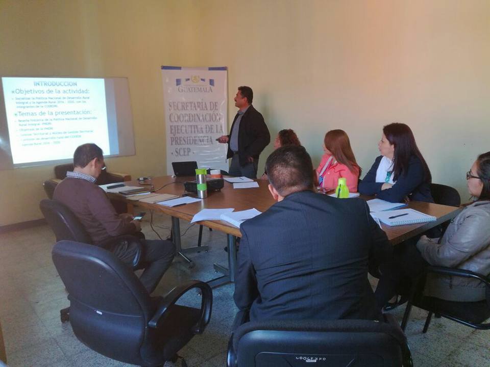 CAPACITACIÓN SOBRE AVANCES DE LA PNDRI