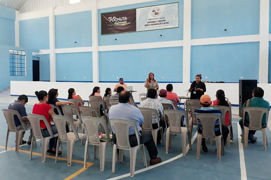 CAPACITACIÓN SOBRE LA LEY  GENERAL DE DESCENTRALIZACION, POCHUTA, CHIMALTENANGO.