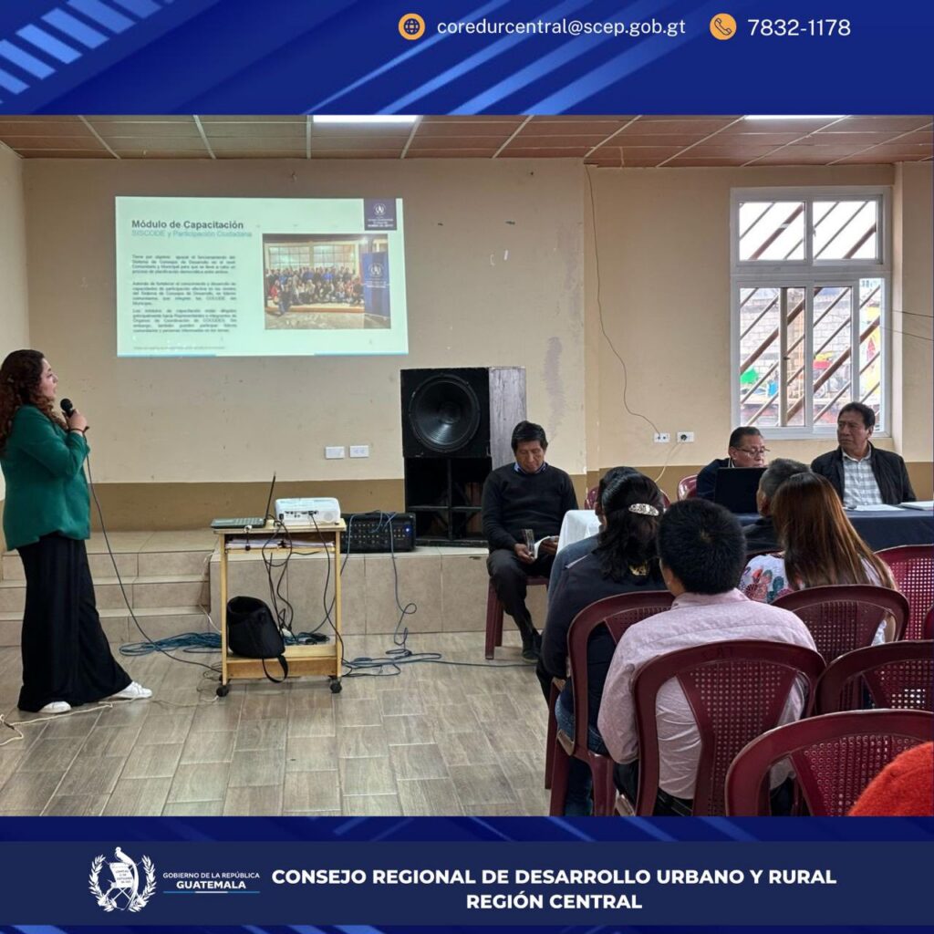 COMUDE del municipio de Santa María de Jesús