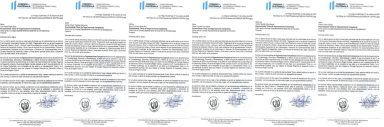 COREDUR Región Central CONVOCA a las Organizaciones Campesinas.