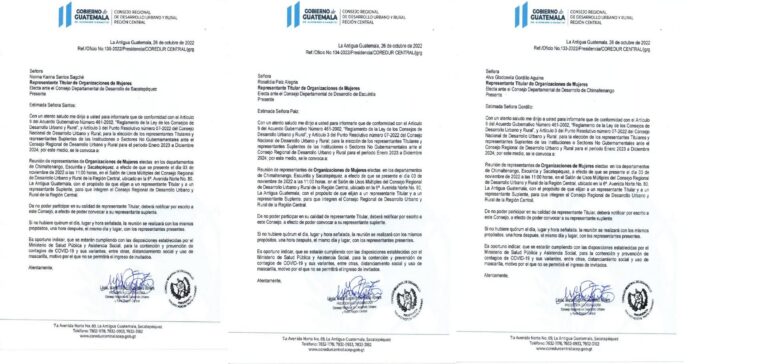 COREDUR Región Central CONVOCA a las Organizaciones de Mujeres.