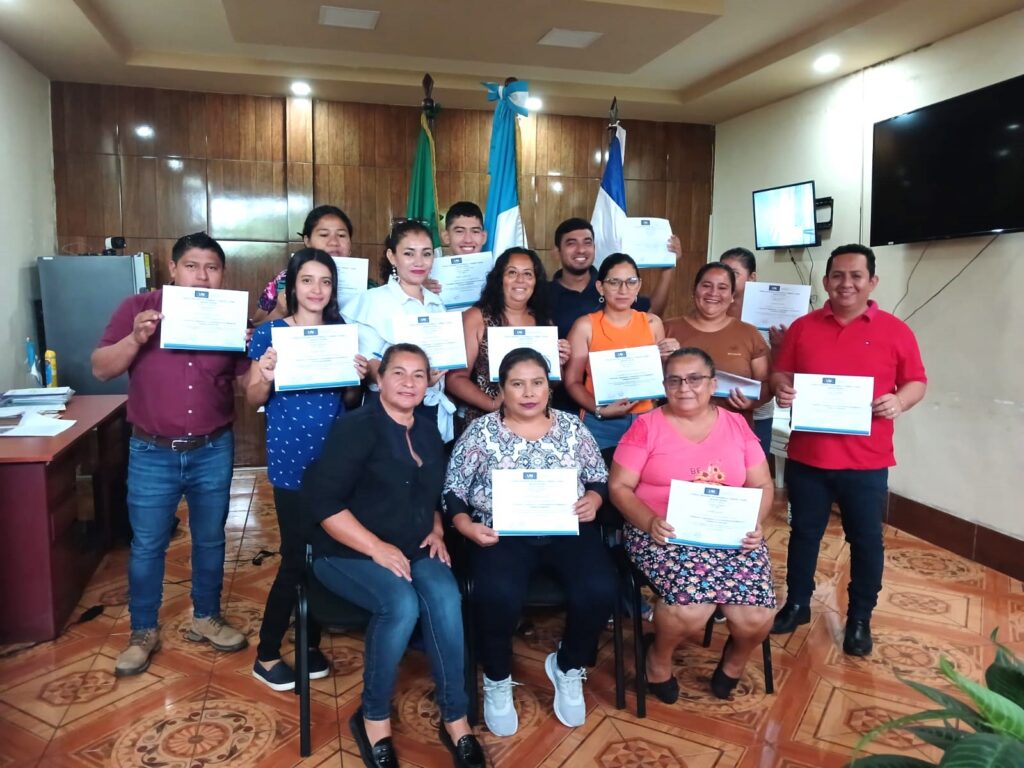 Capacitación -COCODE- del municipio de Siquinalá del departamento de Escuintla.