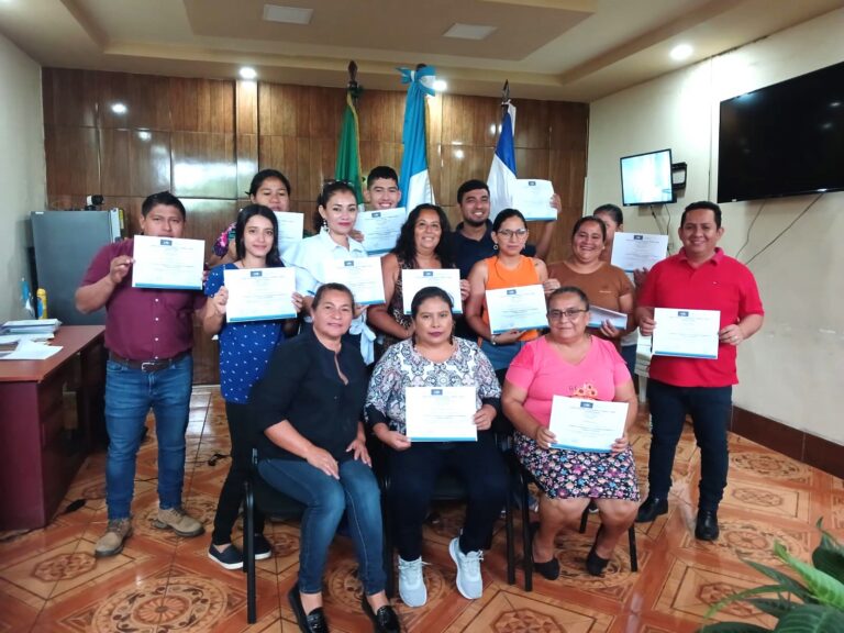 Capacitación -COCODE- del municipio de Siquinalá del departamento de Escuintla.