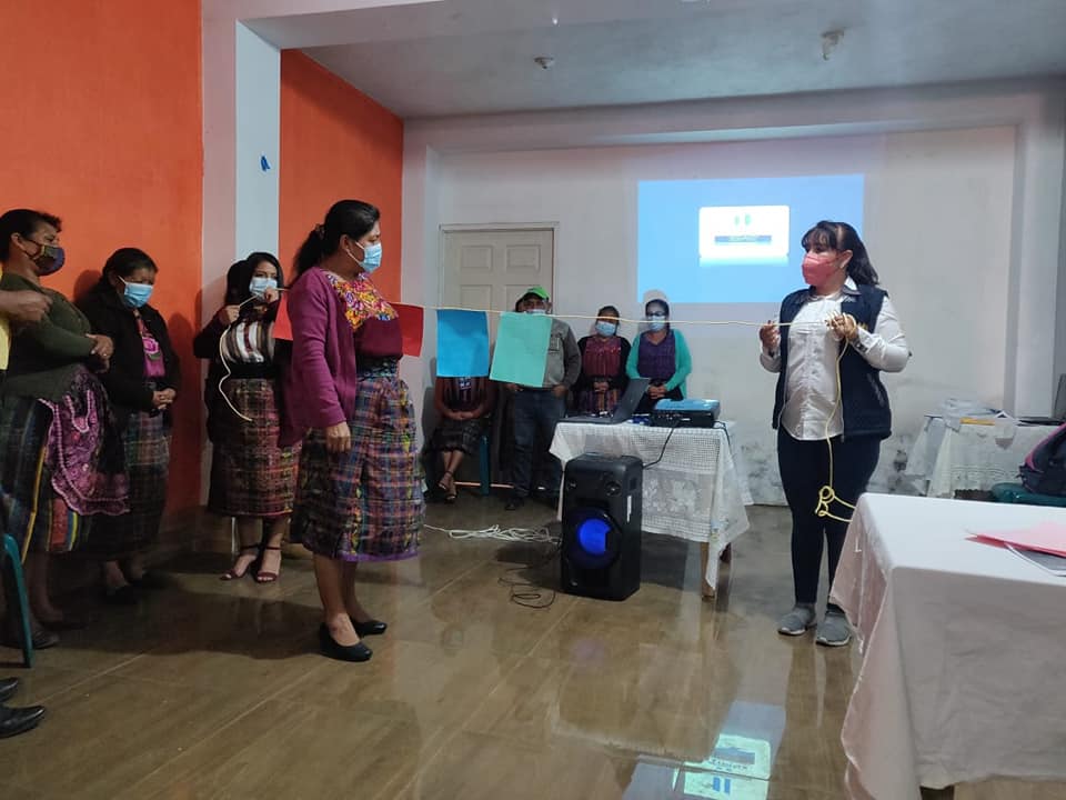 Capacitación COCODE Cantón Norte y Poniente del municipio de Patzún, Departamento de Chimaltenango