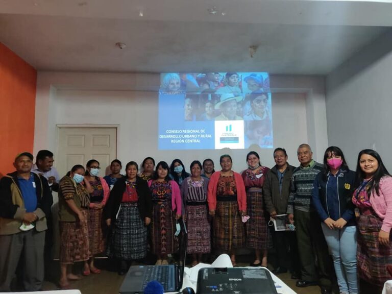 Capacitación COCODE Cantón Poniente y Cantón norte, Municipio de Patzún