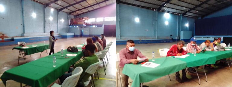 Capacitación COCODE Municipio de San Vicente Pacaya, Escuintla
