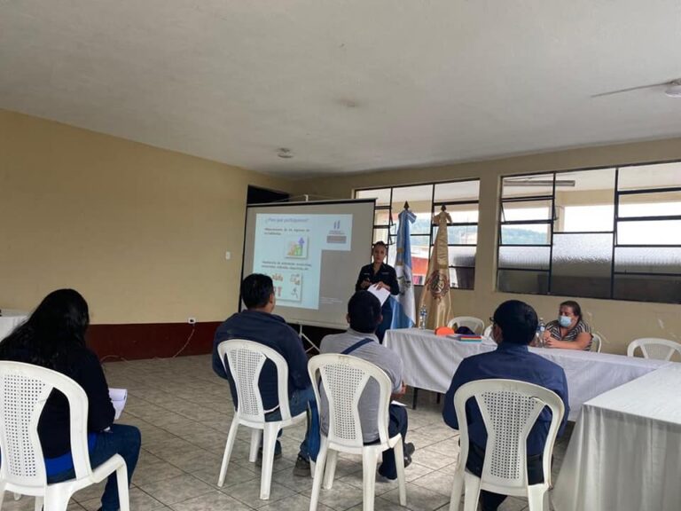 Capacitación COCODE Promejoramiento y Limpieza del municipio de San Juan Alotenango