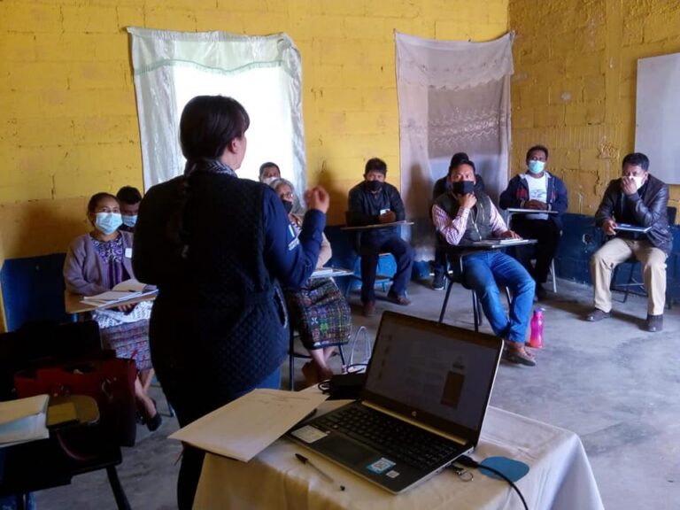 Capacitación COCODE de Oriente municipio de Patzún, Chimaltenango