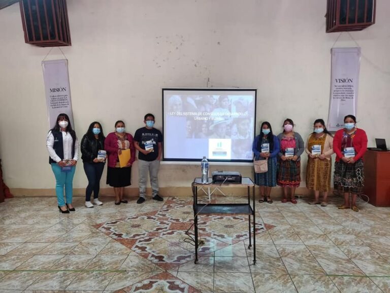 Capacitación COCODE de Patzún Chimaltenango