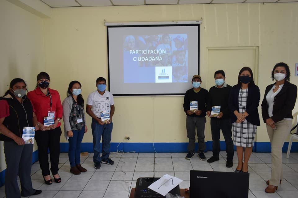 Capacitación COCODE de San Lorenzo el Cubo del Departamento de Sacatepéquez