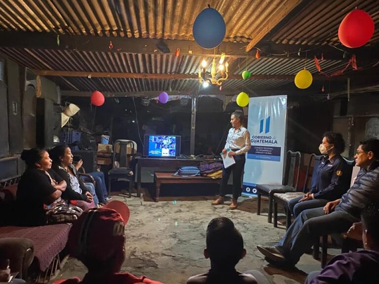 Capacitación COCODE san Lorenzo el cubo, municipio de Ciudad Vieja, Departamento de Sacatepéquez