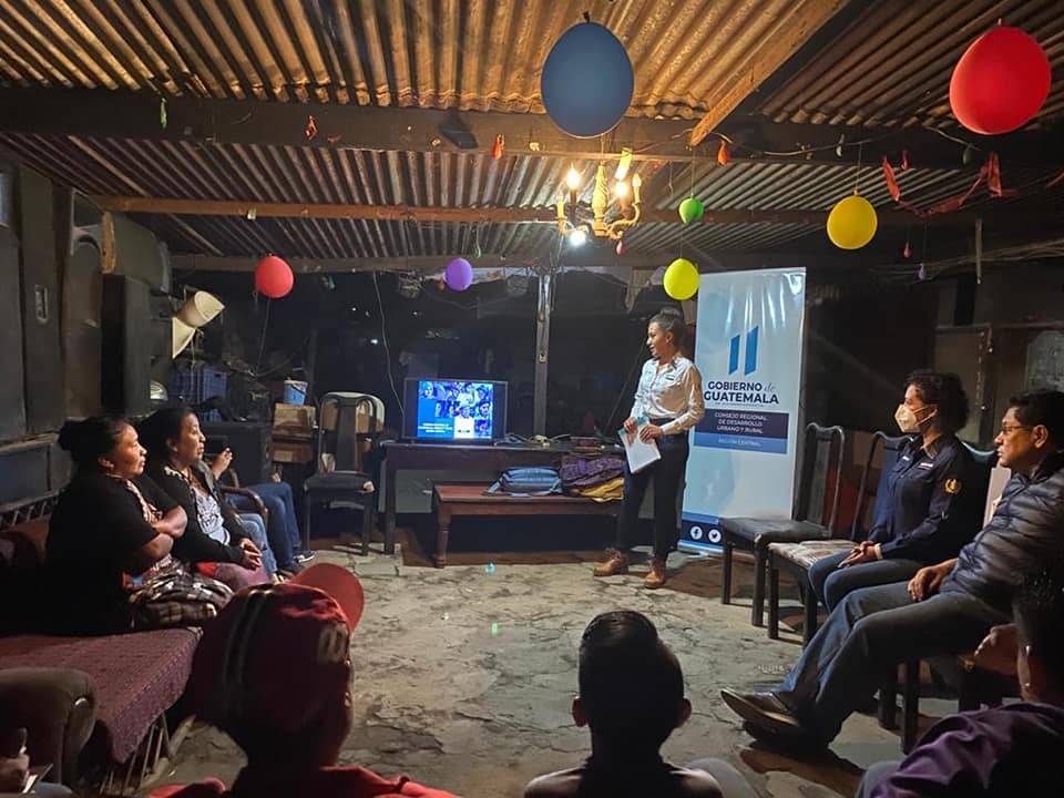 Capacitación COCODE san Lorenzo el cubo, municipio de Ciudad Vieja, Departamento de Sacatepéquez