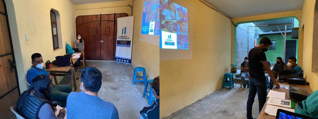 Capacitación COCODe de San Lorenzo el Cubo, ciudad Vieja, Sacatepéquez