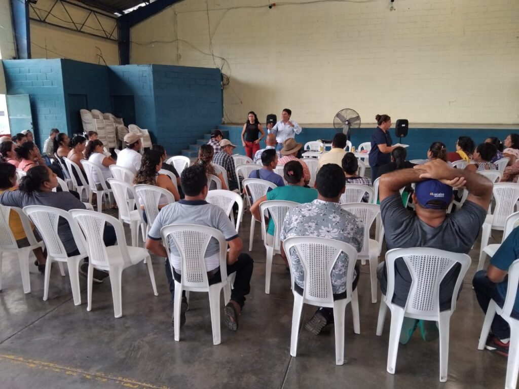 Capacitación a COCODE del municipio de Masagua, Escuintla