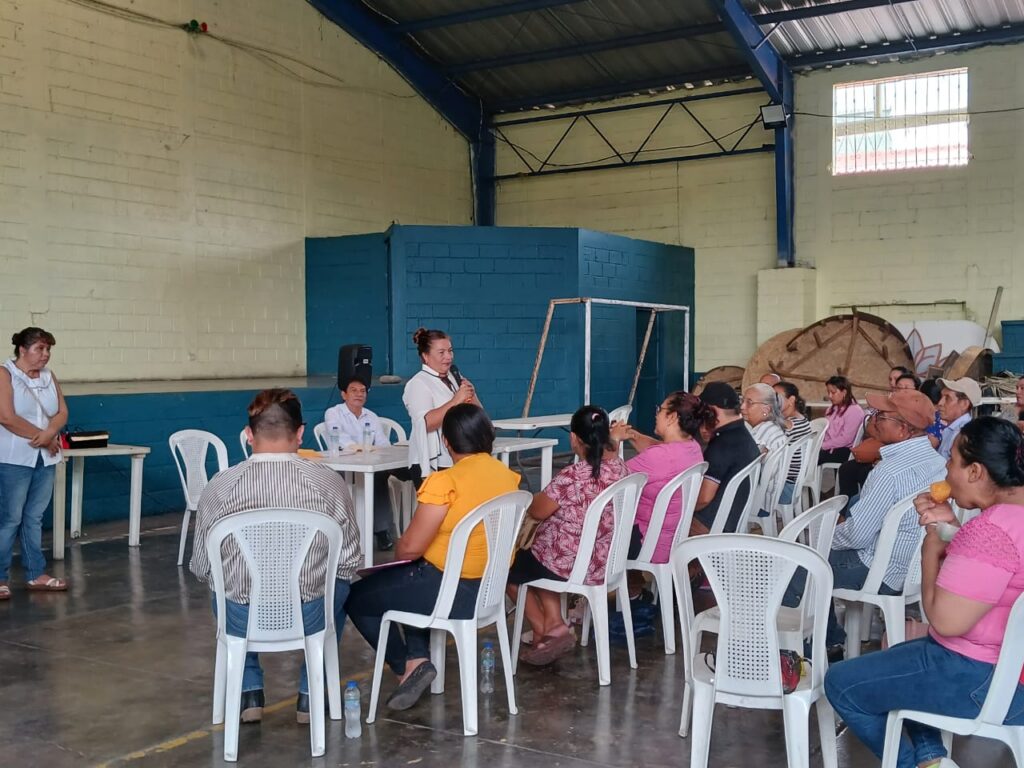Capacitación a COCODE del municipio de Masagua, departamento de Escuintla