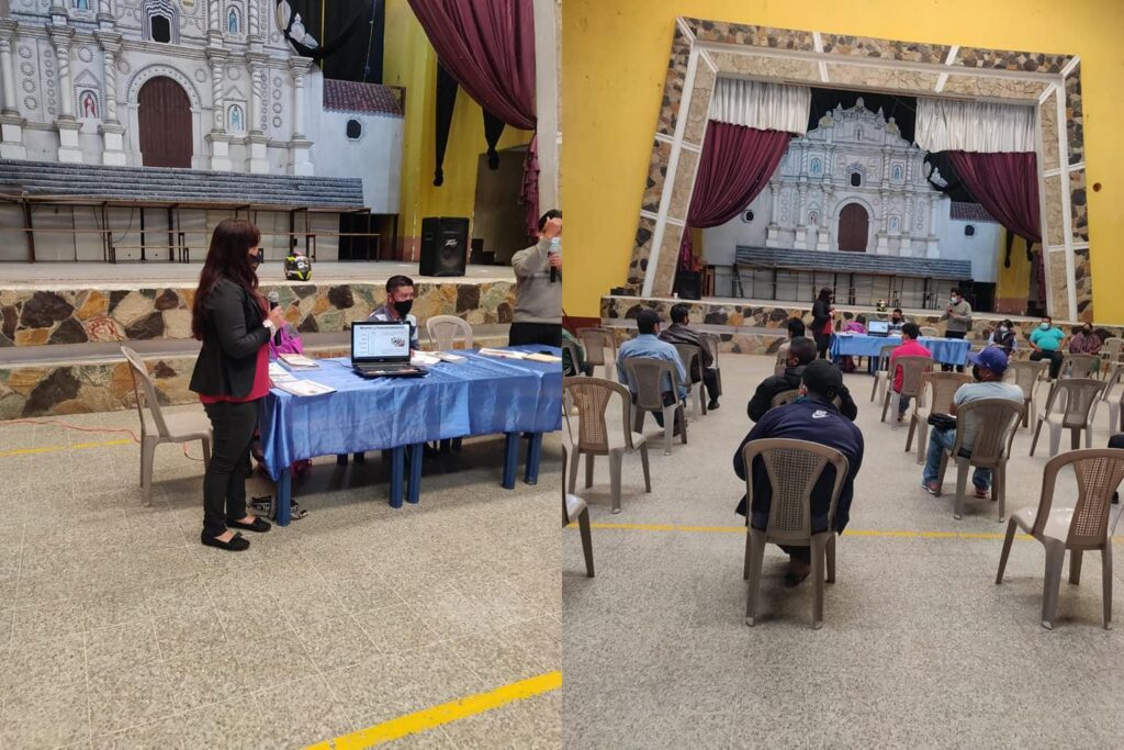 Capacitación a COCODE del municipio de San Juan Comalapa, Departamento de Chimaltenango