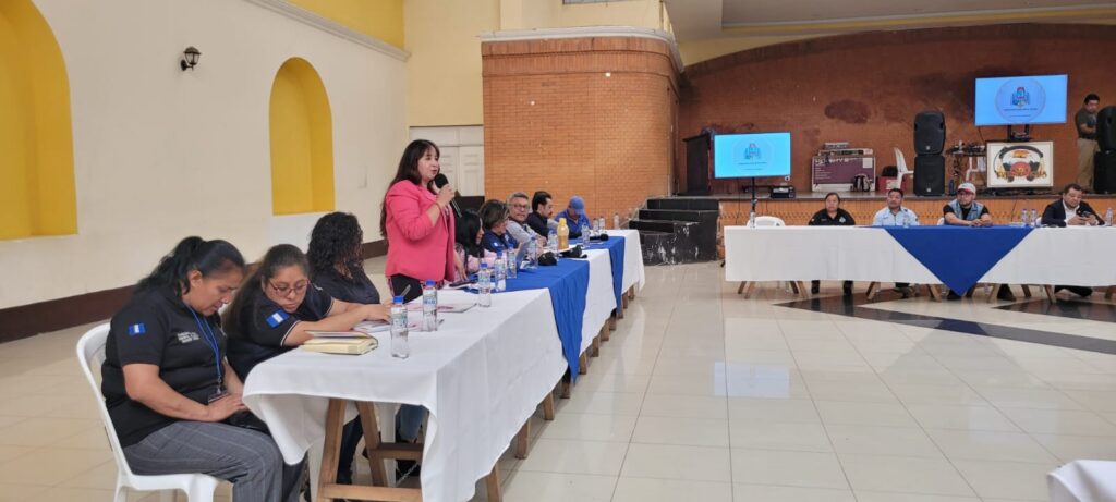 Capacitación a COMUDE del Municipio de el Tejar