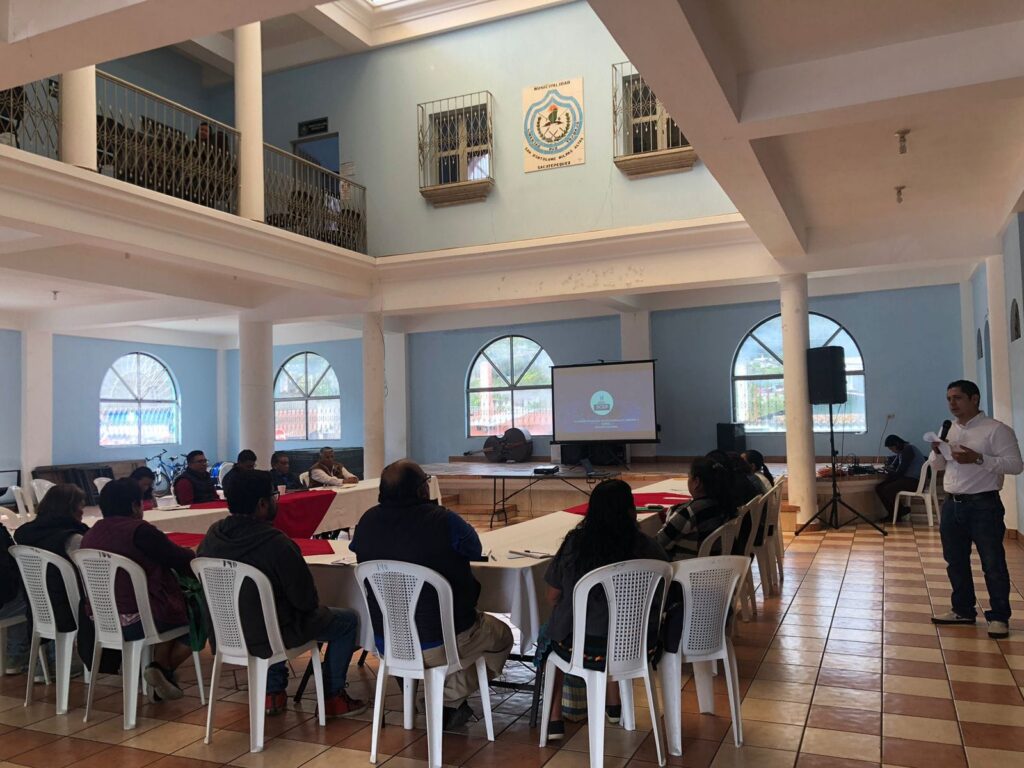 Capacitación a Integrantes de COCODE del Municipio de San Bartolomé Milpas altas