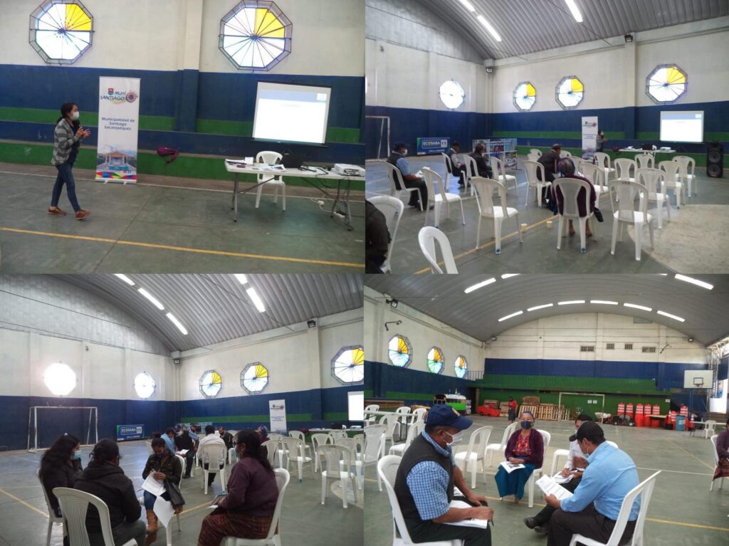 Capacitación a integrantes de Consejos Comunitarios de Desarrollo del municipio de Santiago Sacatepéquez