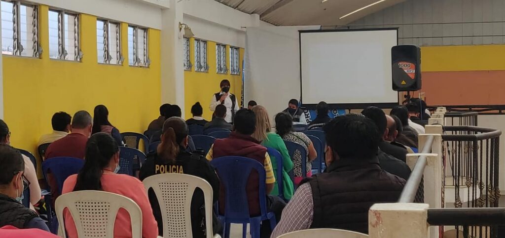 Capacitación a integrantes del -COMUDE- del municipio de San Andrés Itzapa, departamento de Chimaltenango