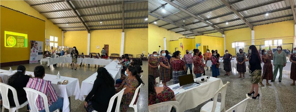 Capacitación dirigida a Mujeres Líderes quienes Conformarán la Comisión Municipal  de la Mujer en el municipio de Chimaltenango