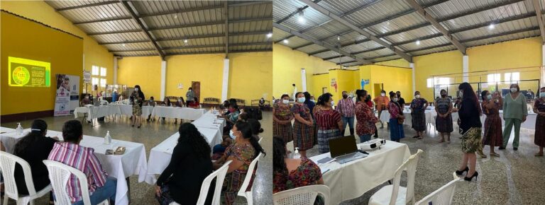 Capacitación dirigida a Mujeres Líderes quienes Conformarán la Comisión Municipal  de la Mujer en el municipio de Chimaltenango