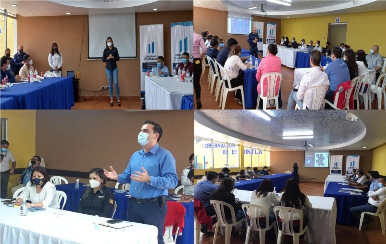 Capacitación  sobre Descentralización y Plataforma SIPRODES, dirigida a Alcaldes y Secretarios Municipales del departamento de Escuintla,