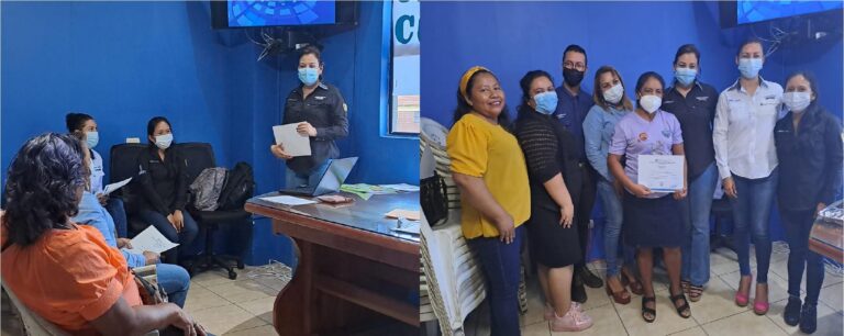 Capacitación sobre el tema Auditoría Social a distintos integrantes de COCODES del municipio de Masagua departamento de Escuintla