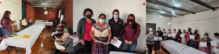 Capacitación sobre el tema Descentralización, COCODE la Alameda sector A, Departamento de Chimaltenango