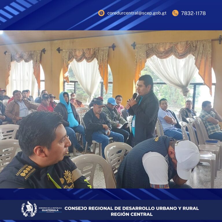 Capacitación sobre el tema Ley de Consejos de Desarrollo