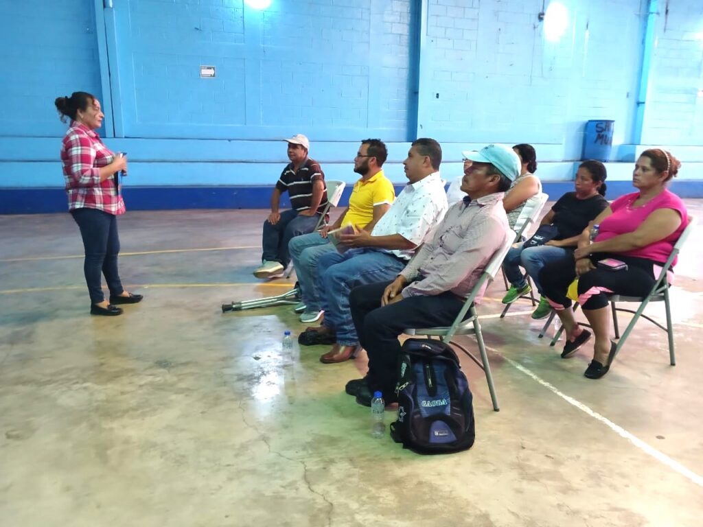 Capacitación sobre la Ley de Consejos de Desarrollo a COCODE de San Vicente Pacaya, Escuintla