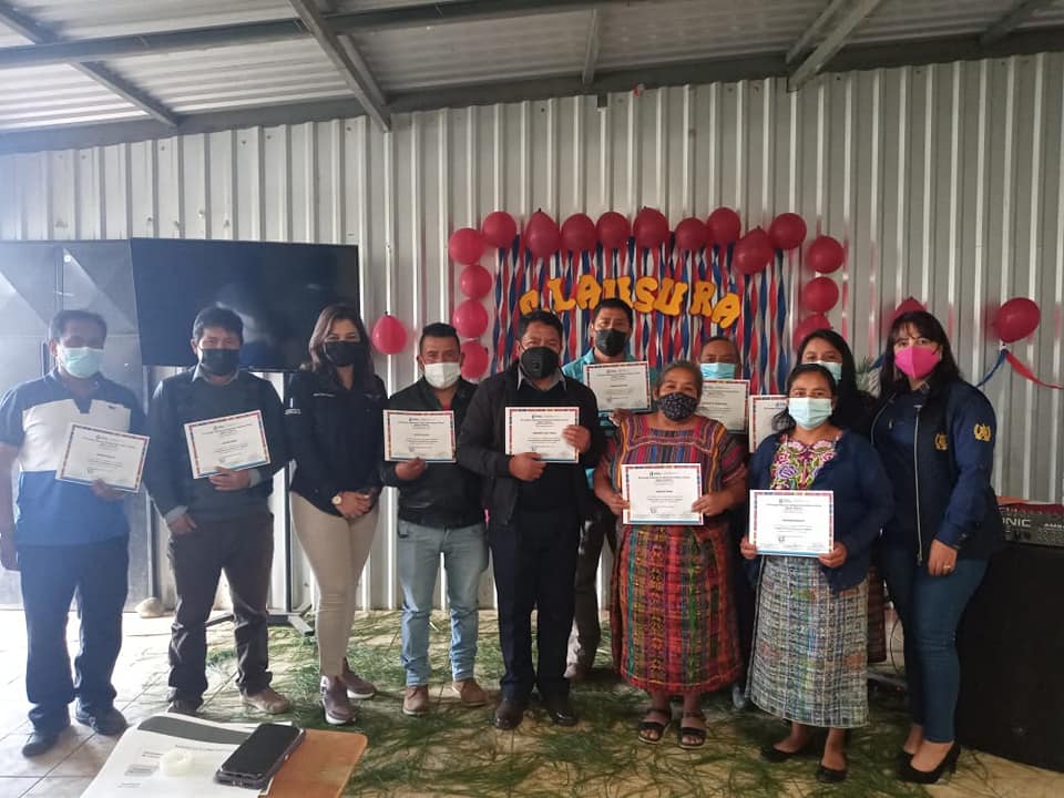 Clausura Capacitaciones COCODE Oriente del Municipio de Patzún