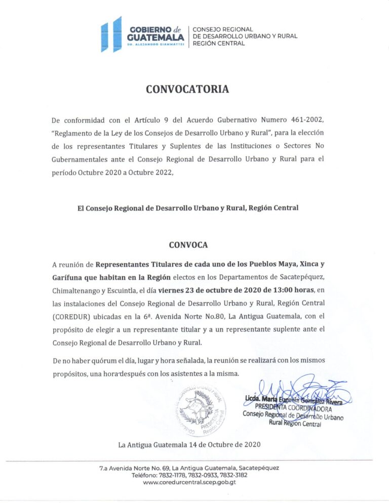 Convocatoria