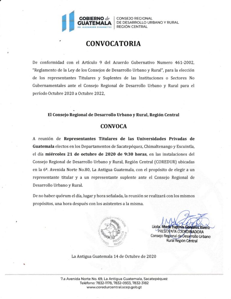 Convocatoria