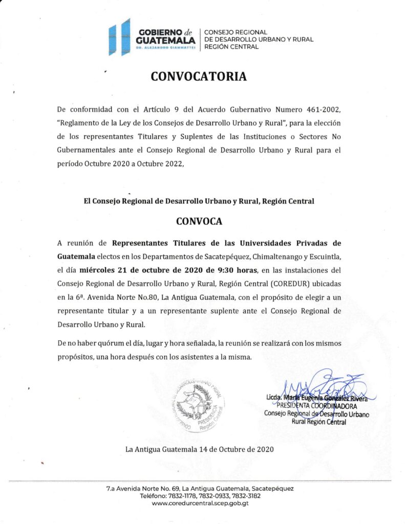 Convocatoria
