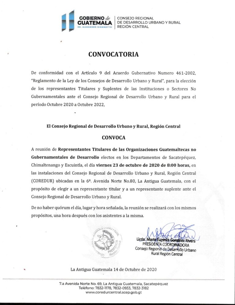 Convocatoria