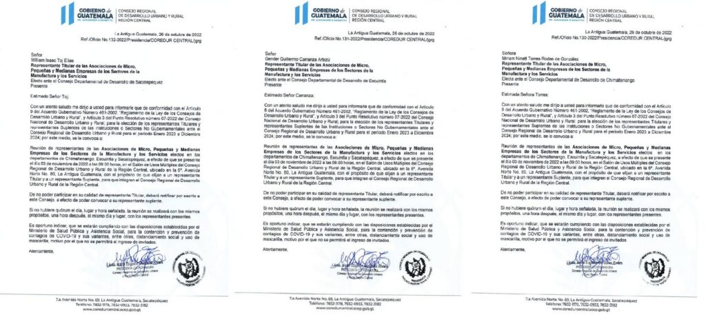 Convocatoria a las Asociaciones de Micro, Pequeña y Medianas Empresas  de los sectores de Manufactura y Servicios.