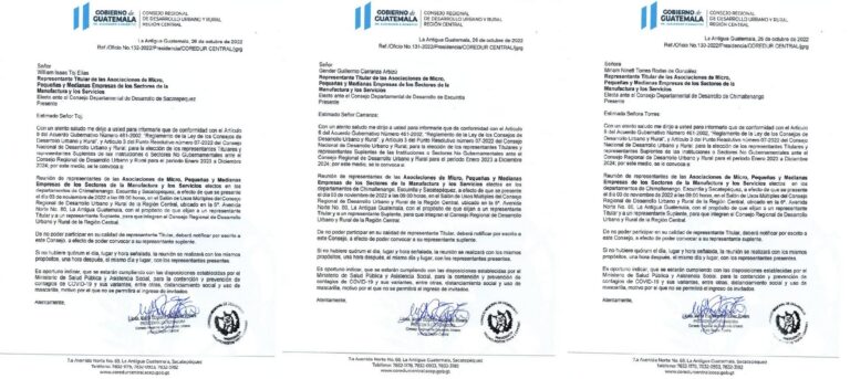 Convocatoria a las Asociaciones de Micro, Pequeña y Medianas Empresas  de los sectores de Manufactura y Servicios.