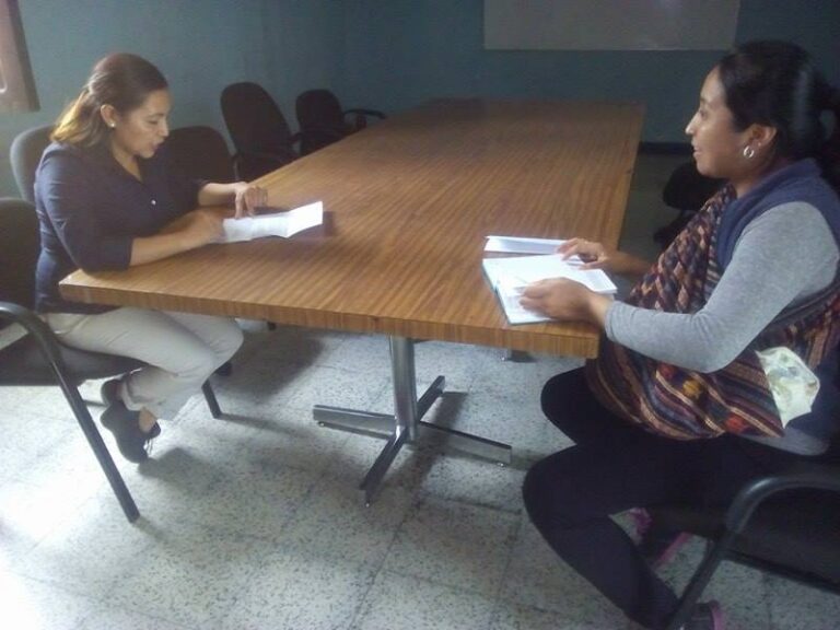 Coordinación de Capacitaciones en San Miguel Dueñas, Sacatepéquez.