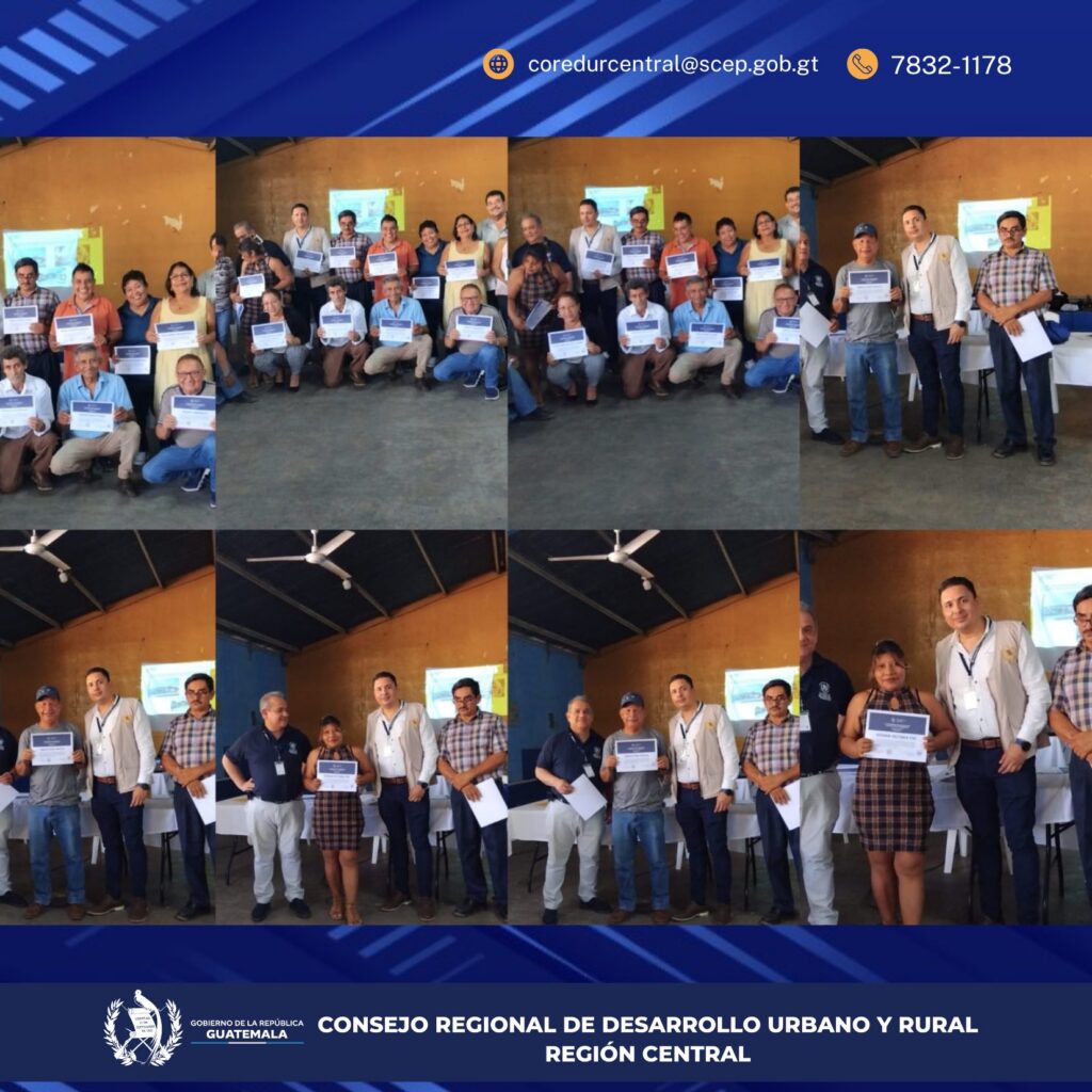 Cuarta capacitación a los integrantes de los Consejos Comunitarios de Desarrollo –COCODE-