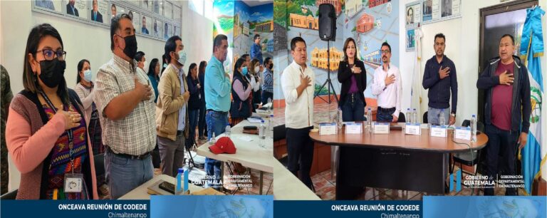 Décimo Primera Reunión Ordinaria del Consejo Departamental de Desarrollo de Chimaltenango.