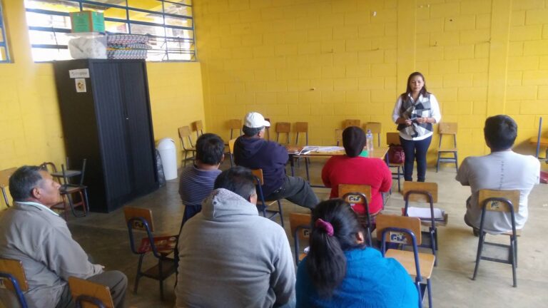 II CAPACITACIÓN ALDEA CHIXOLIS, SANTIAGO SACATEPÉQUEZ