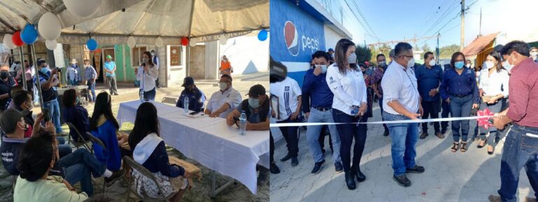 Inauguración proyecto adoquinamiento en la aldea Ciénega Grande, Municipio de Chimaltenango