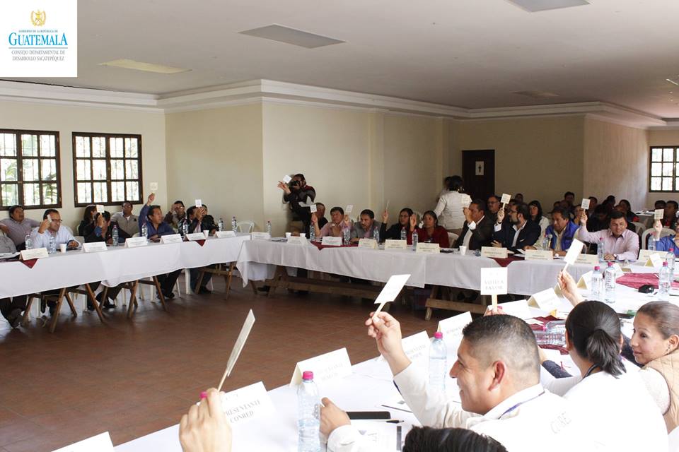 PARTICIPACIÓN EN REUNIÓN DE CODEDE SACATEPÉQUEZ